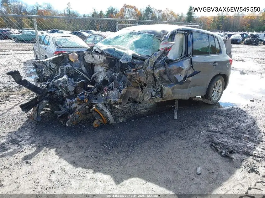 WVGBV3AX6EW549550 2014 Volkswagen Tiguan Se