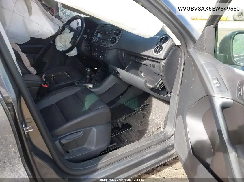 WVGBV3AX6EW549550 2014 Volkswagen Tiguan Se