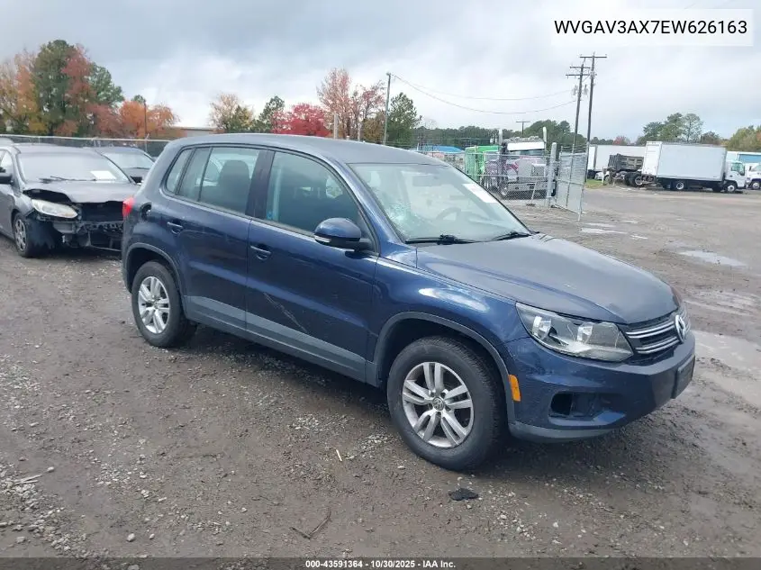 WVGAV3AX7EW626163 2014 Volkswagen Tiguan S