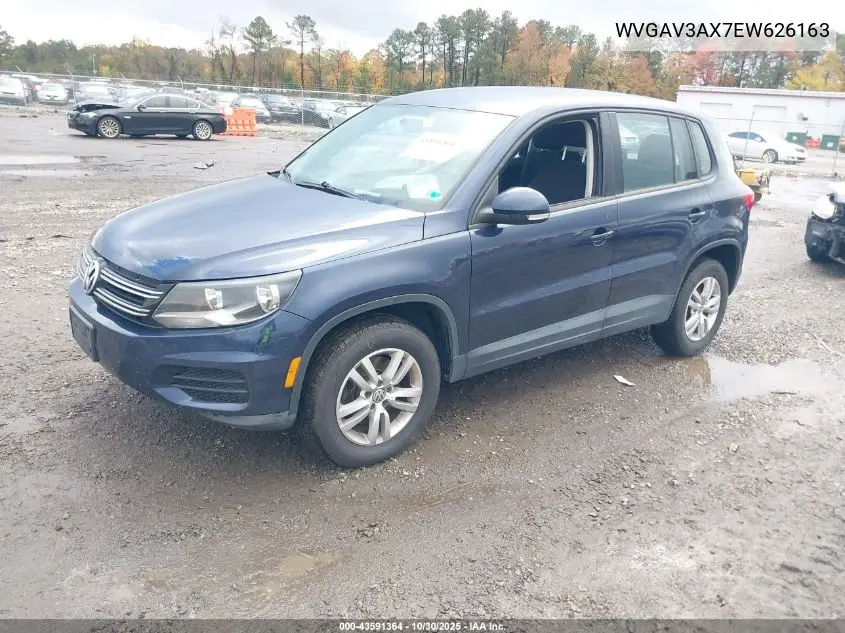 WVGAV3AX7EW626163 2014 Volkswagen Tiguan S
