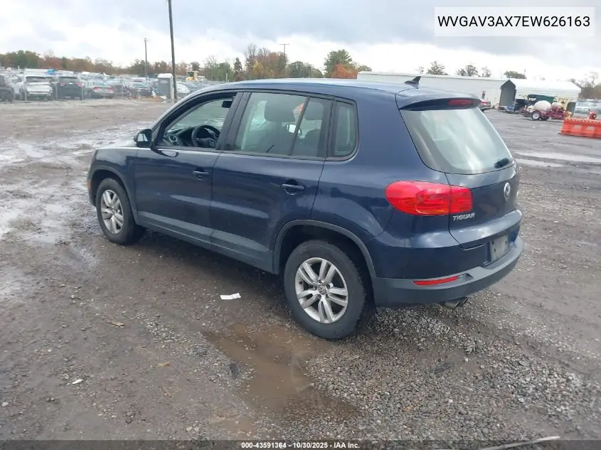 WVGAV3AX7EW626163 2014 Volkswagen Tiguan S