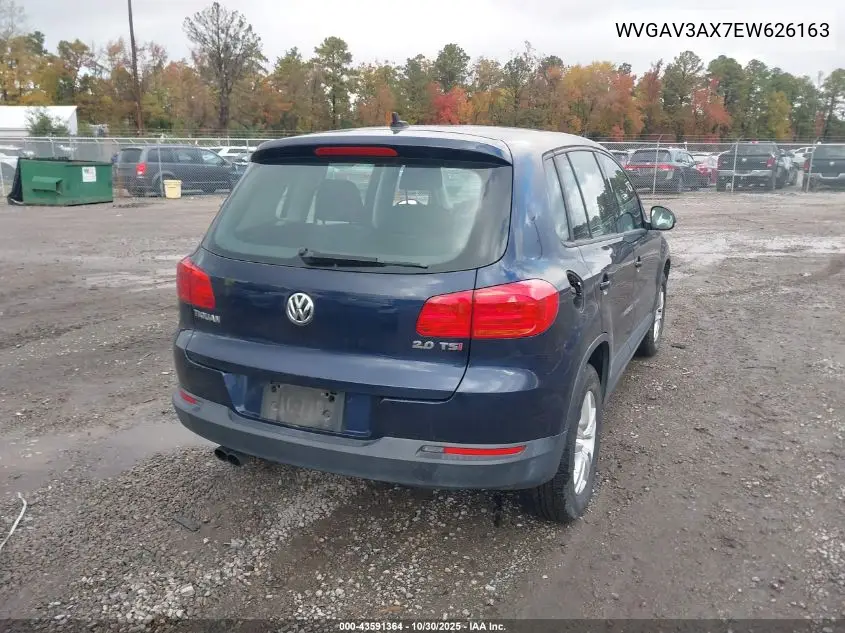 WVGAV3AX7EW626163 2014 Volkswagen Tiguan S