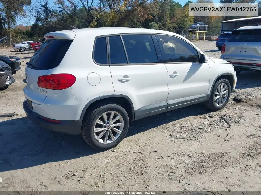 WVGBV3AX1EW042765 2014 Volkswagen Tiguan Se