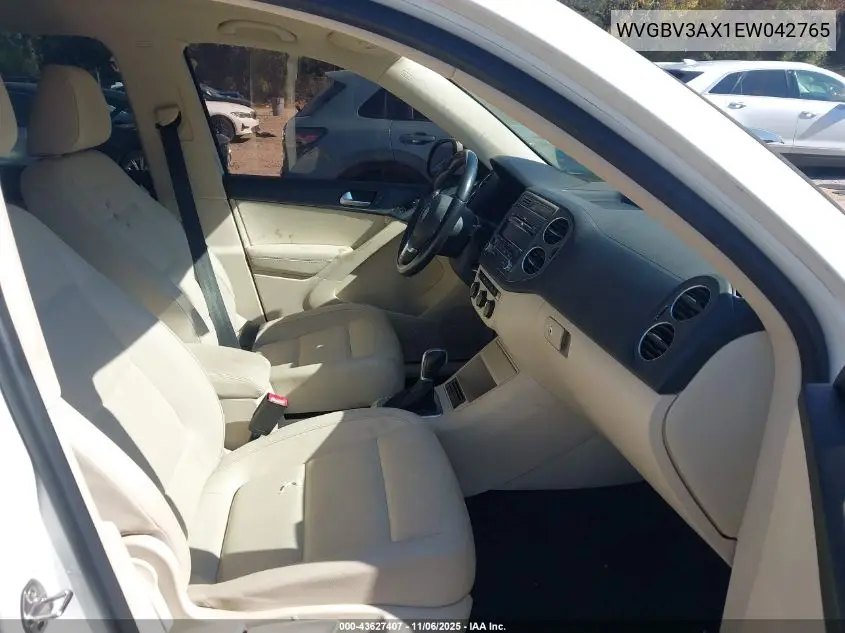 WVGBV3AX1EW042765 2014 Volkswagen Tiguan Se