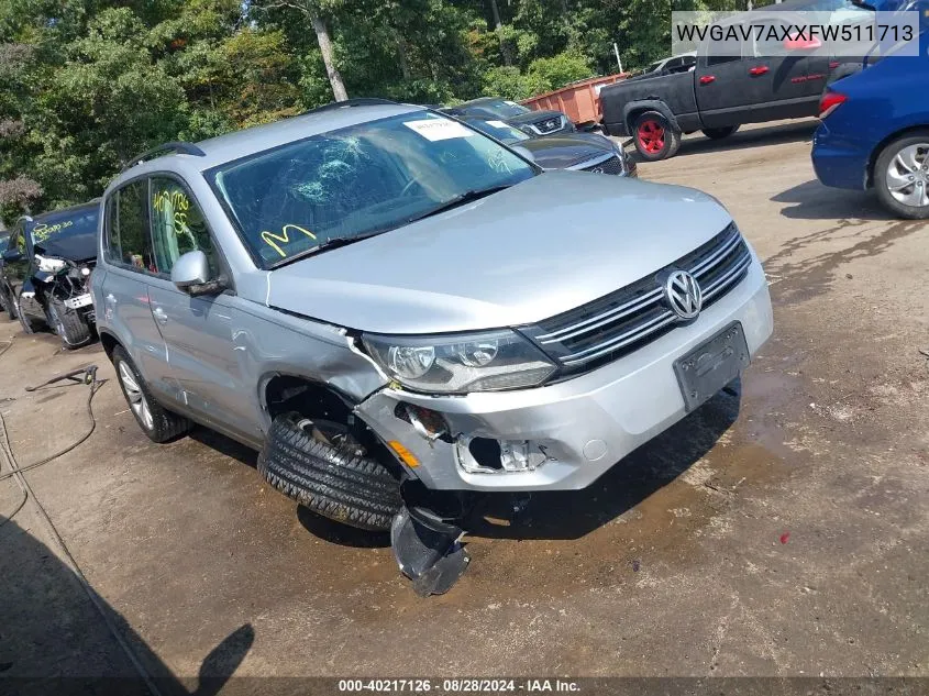 WVGAV7AXXFW511713 2015 Volkswagen Tiguan Se