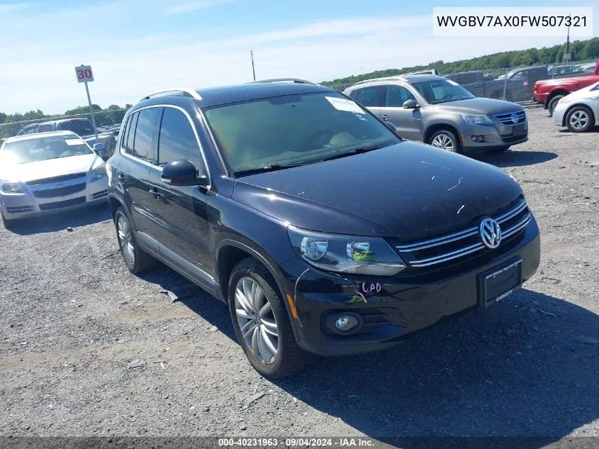 WVGBV7AX0FW507321 2015 Volkswagen Tiguan Se