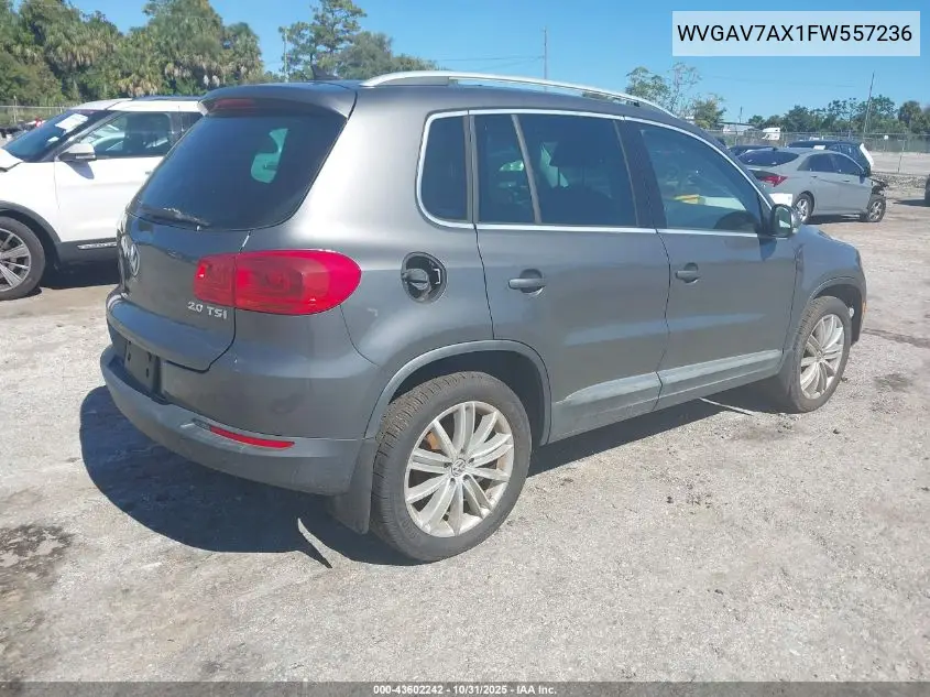 WVGAV7AX1FW557236 2015 Volkswagen Tiguan Se