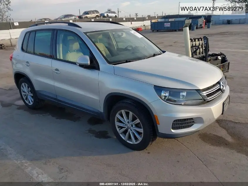 WVGAV7AX3FW589279 2015 Volkswagen Tiguan Se