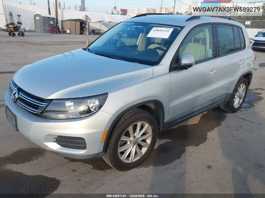 WVGAV7AX3FW589279 2015 Volkswagen Tiguan Se