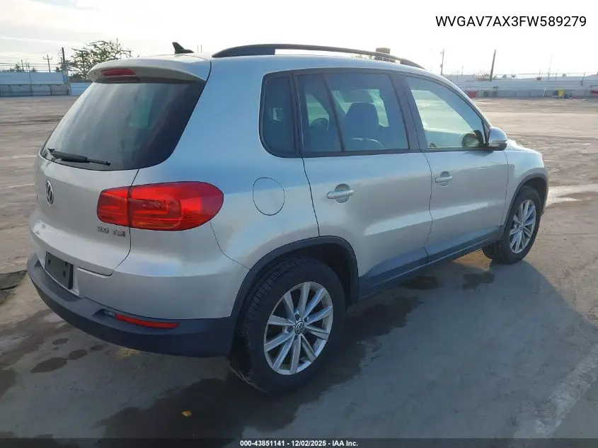 WVGAV7AX3FW589279 2015 Volkswagen Tiguan Se