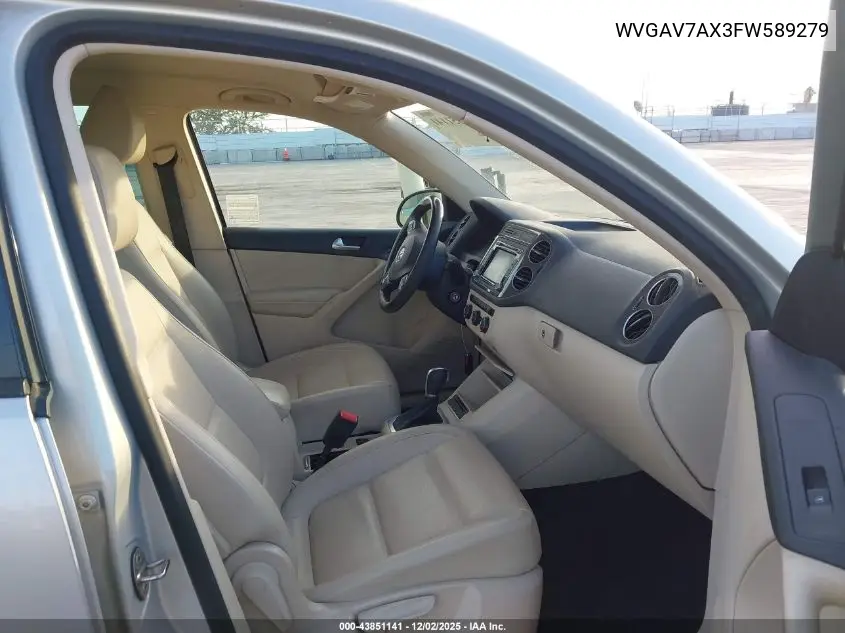 WVGAV7AX3FW589279 2015 Volkswagen Tiguan Se
