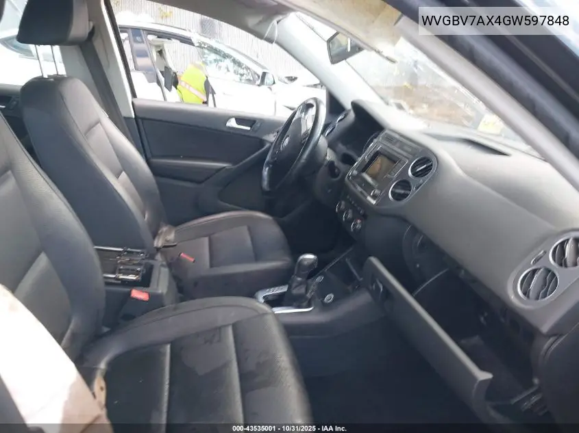 WVGBV7AX4GW597848 2016 Volkswagen Tiguan S