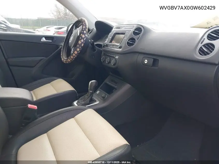 WVGBV7AX0GW602429 2016 Volkswagen Tiguan S