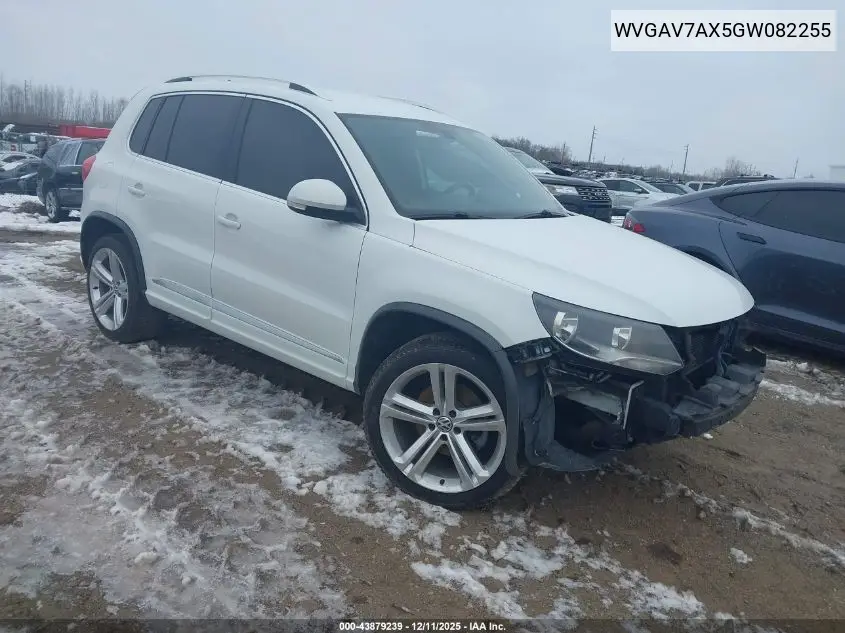WVGAV7AX5GW082255 2016 Volkswagen Tiguan R-Line