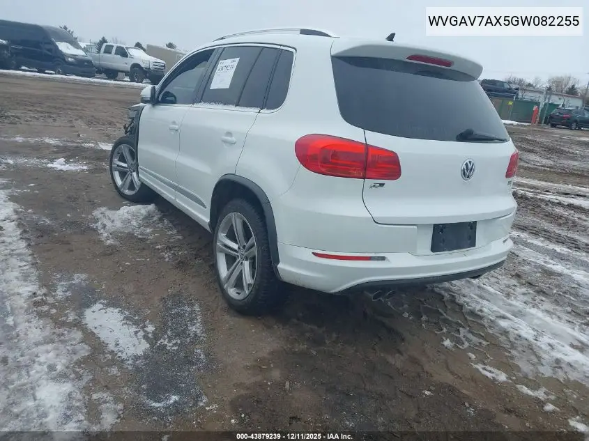 WVGAV7AX5GW082255 2016 Volkswagen Tiguan R-Line