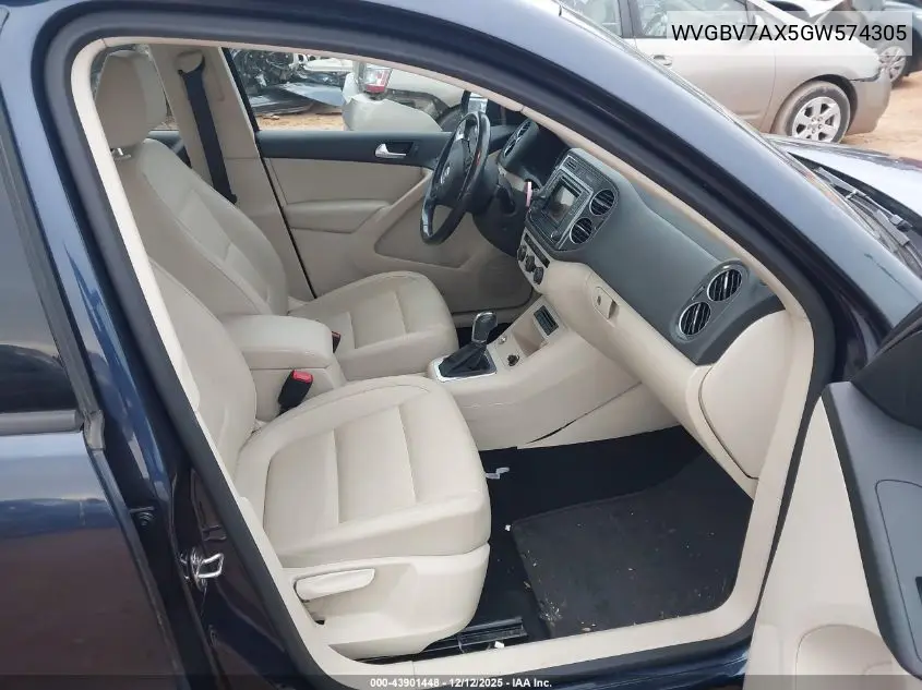 WVGBV7AX5GW574305 2016 Volkswagen Tiguan S