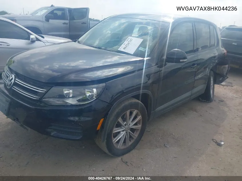 WVGAV7AX8HK044236 2017 Volkswagen Tiguan 2.0T/2.0T S