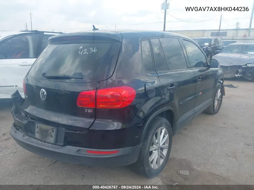 WVGAV7AX8HK044236 2017 Volkswagen Tiguan 2.0T/2.0T S