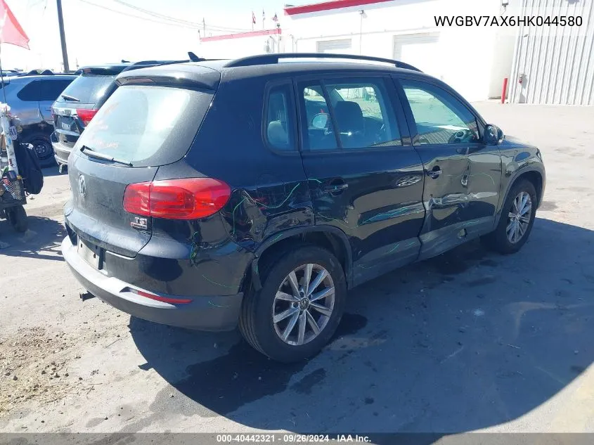 WVGBV7AX6HK044580 2017 Volkswagen Tiguan S/Limited