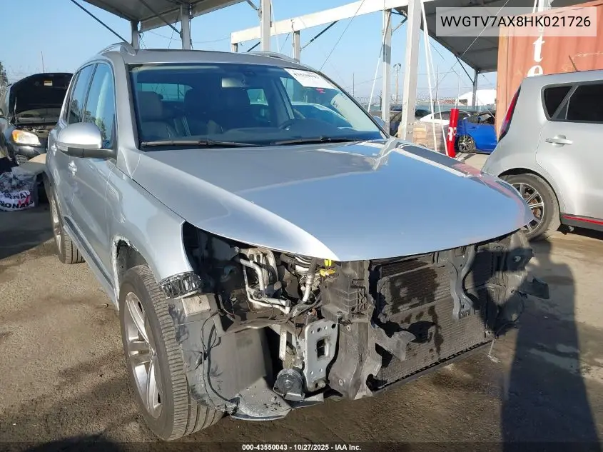 WVGTV7AX8HK021726 2017 Volkswagen Tiguan 2.0T Sport