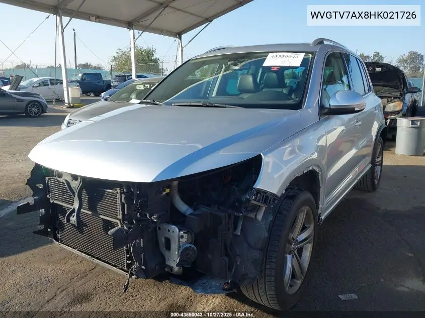 WVGTV7AX8HK021726 2017 Volkswagen Tiguan 2.0T Sport