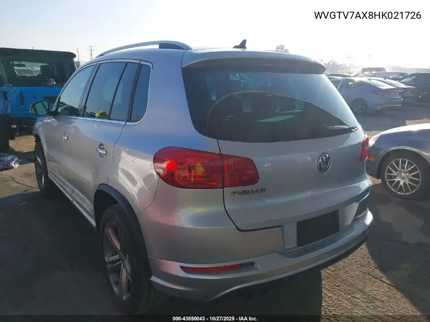 WVGTV7AX8HK021726 2017 Volkswagen Tiguan 2.0T Sport