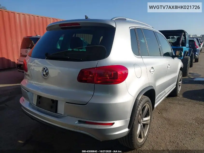 WVGTV7AX8HK021726 2017 Volkswagen Tiguan 2.0T Sport