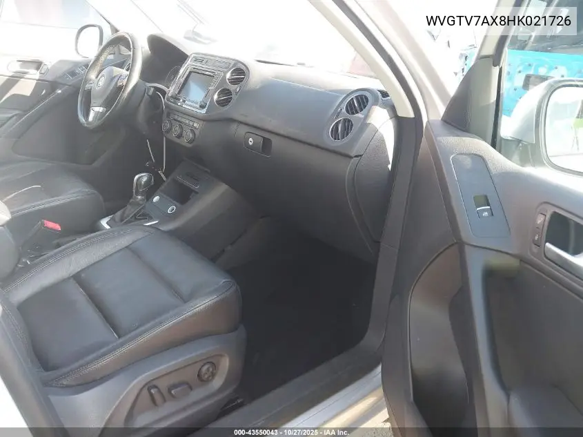 WVGTV7AX8HK021726 2017 Volkswagen Tiguan 2.0T Sport
