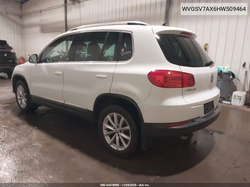 WVGSV7AX6HW509464 2017 Volkswagen Tiguan 2.0T Wolfsburg Edition
