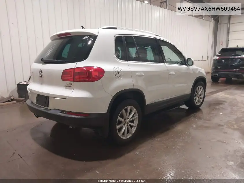 WVGSV7AX6HW509464 2017 Volkswagen Tiguan 2.0T Wolfsburg Edition