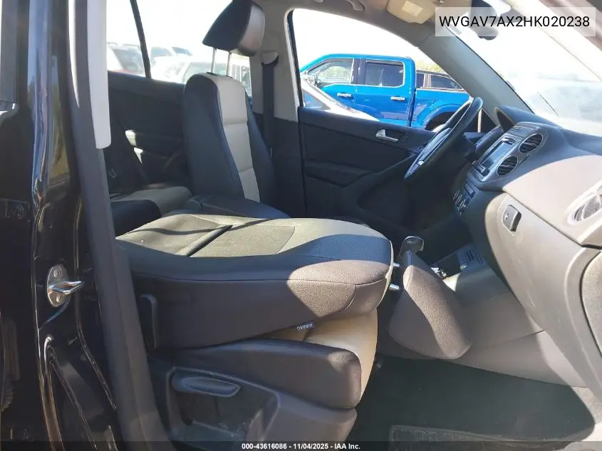 WVGAV7AX2HK020238 2017 Volkswagen Tiguan 2.0T/2.0T S