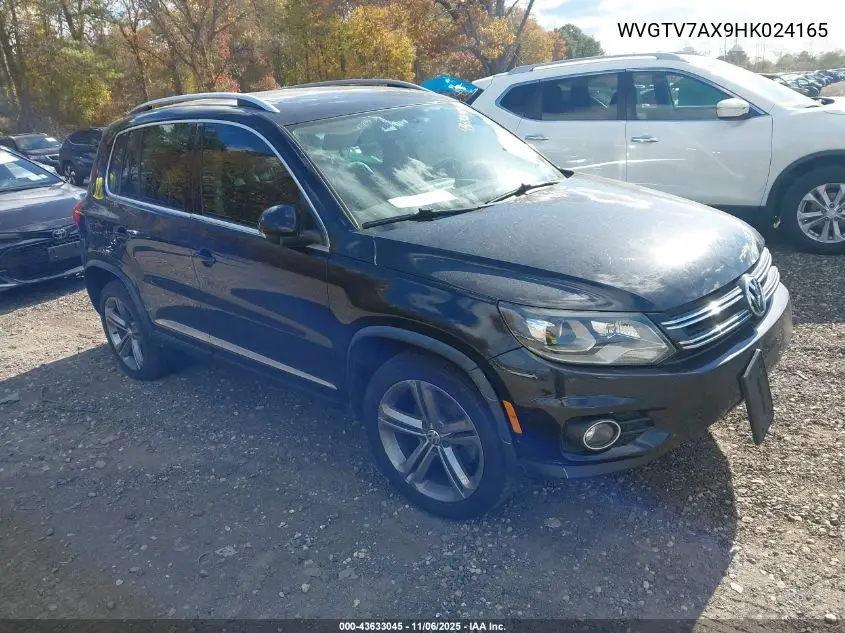 WVGTV7AX9HK024165 2017 Volkswagen Tiguan 2.0T Sport