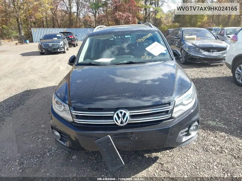WVGTV7AX9HK024165 2017 Volkswagen Tiguan 2.0T Sport