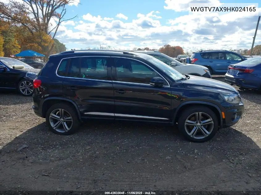 WVGTV7AX9HK024165 2017 Volkswagen Tiguan 2.0T Sport