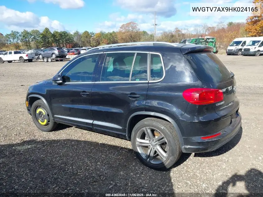 WVGTV7AX9HK024165 2017 Volkswagen Tiguan 2.0T Sport