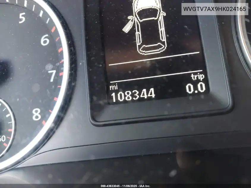 WVGTV7AX9HK024165 2017 Volkswagen Tiguan 2.0T Sport
