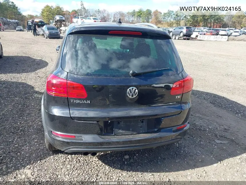 WVGTV7AX9HK024165 2017 Volkswagen Tiguan 2.0T Sport