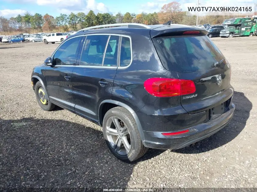 WVGTV7AX9HK024165 2017 Volkswagen Tiguan 2.0T Sport