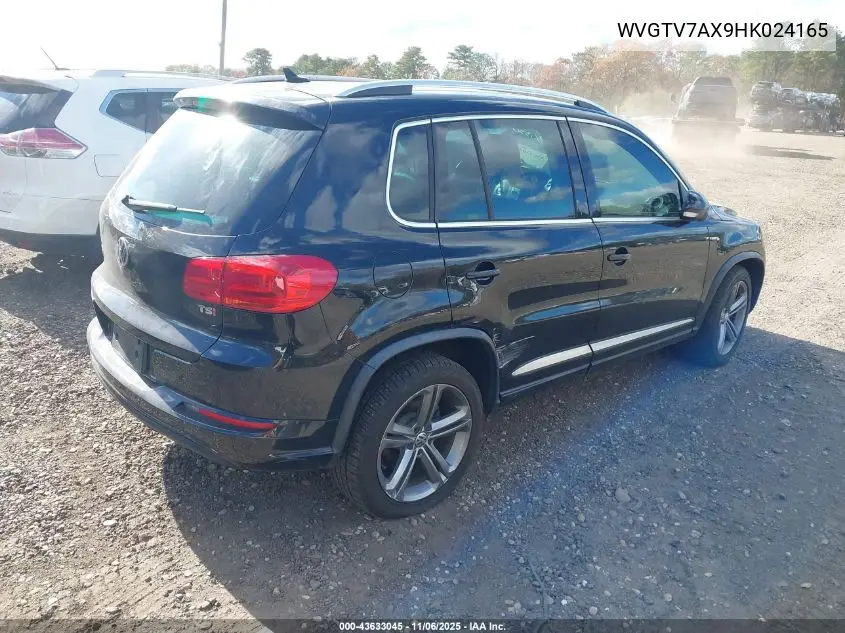WVGTV7AX9HK024165 2017 Volkswagen Tiguan 2.0T Sport