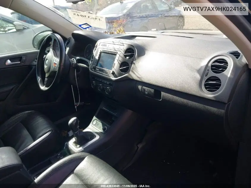 WVGTV7AX9HK024165 2017 Volkswagen Tiguan 2.0T Sport