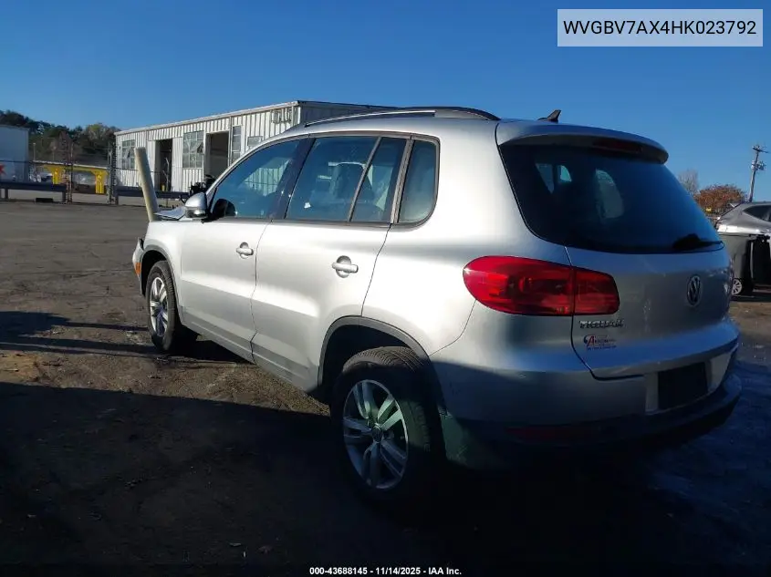 WVGBV7AX4HK023792 2017 Volkswagen Tiguan 2.0T/2.0T S