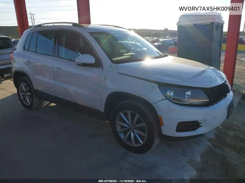 WVGRV7AX5HK009401 2017 Volkswagen Tiguan 2.0T Wolfsburg Edition