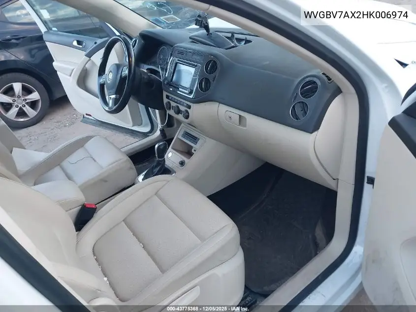 WVGBV7AX2HK006974 2017 Volkswagen Tiguan 2.0T/2.0T S