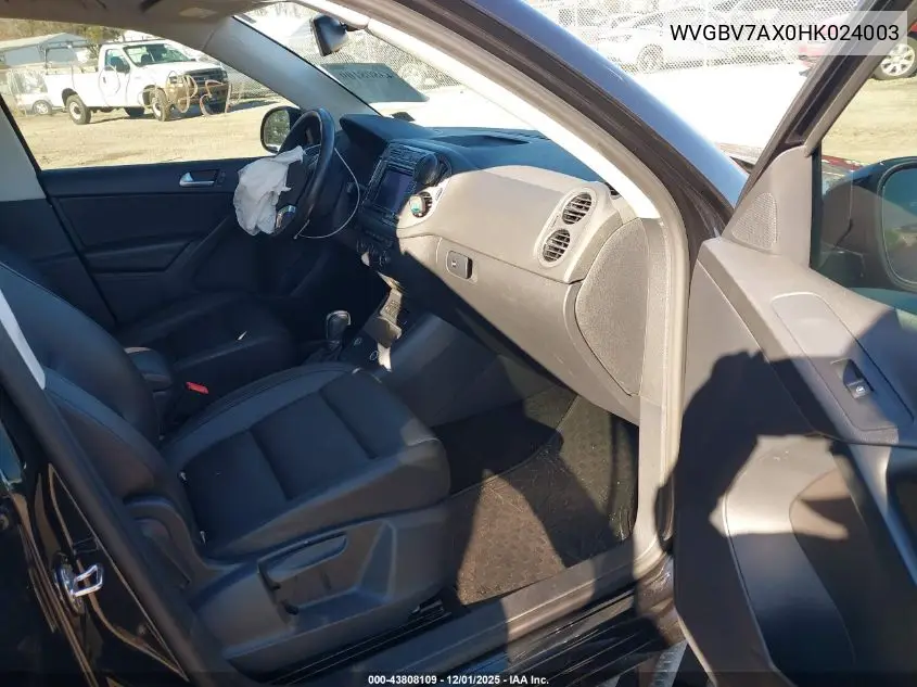 WVGBV7AX0HK024003 2017 Volkswagen Tiguan 2.0T/2.0T S