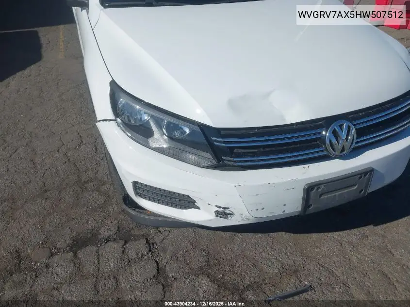 WVGRV7AX5HW507512 2017 Volkswagen Tiguan 2.0T Wolfsburg Edition