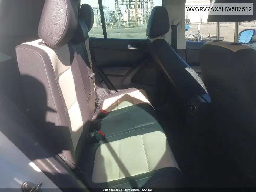WVGRV7AX5HW507512 2017 Volkswagen Tiguan 2.0T Wolfsburg Edition