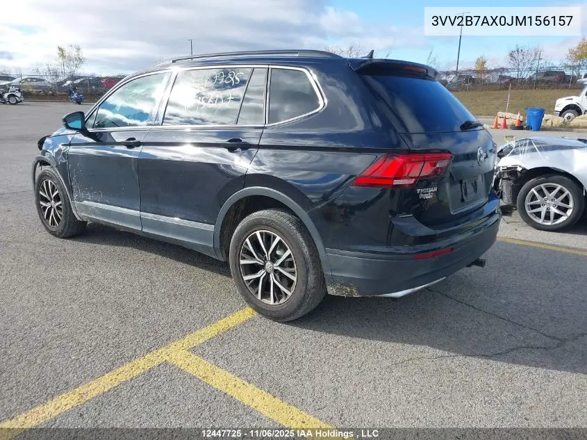 3VV2B7AX0JM156157 2018 Volkswagen Tiguan Se/Sel