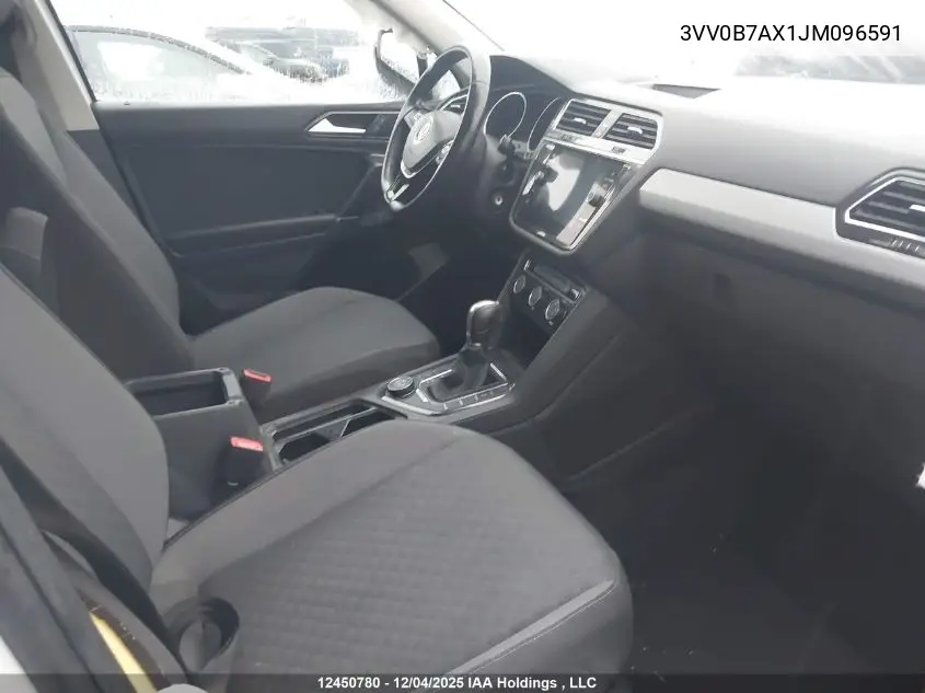 3VV0B7AX1JM096591 2018 Volkswagen Tiguan S