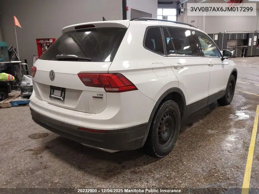 3VV0B7AX6JM017299 2018 Volkswagen Tiguan 2.0 Tsi