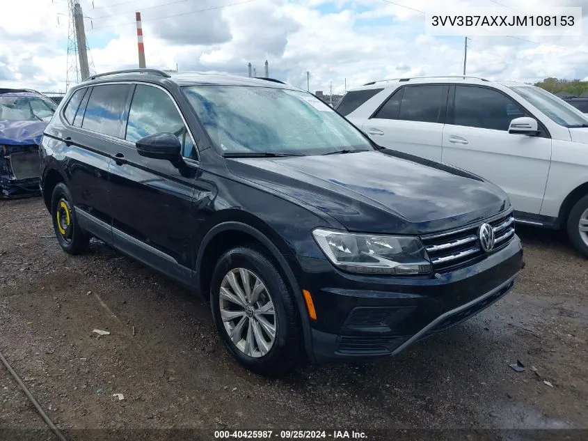 3VV3B7AXXJM108153 2018 Volkswagen Tiguan 2.0T Se/2.0T Sel